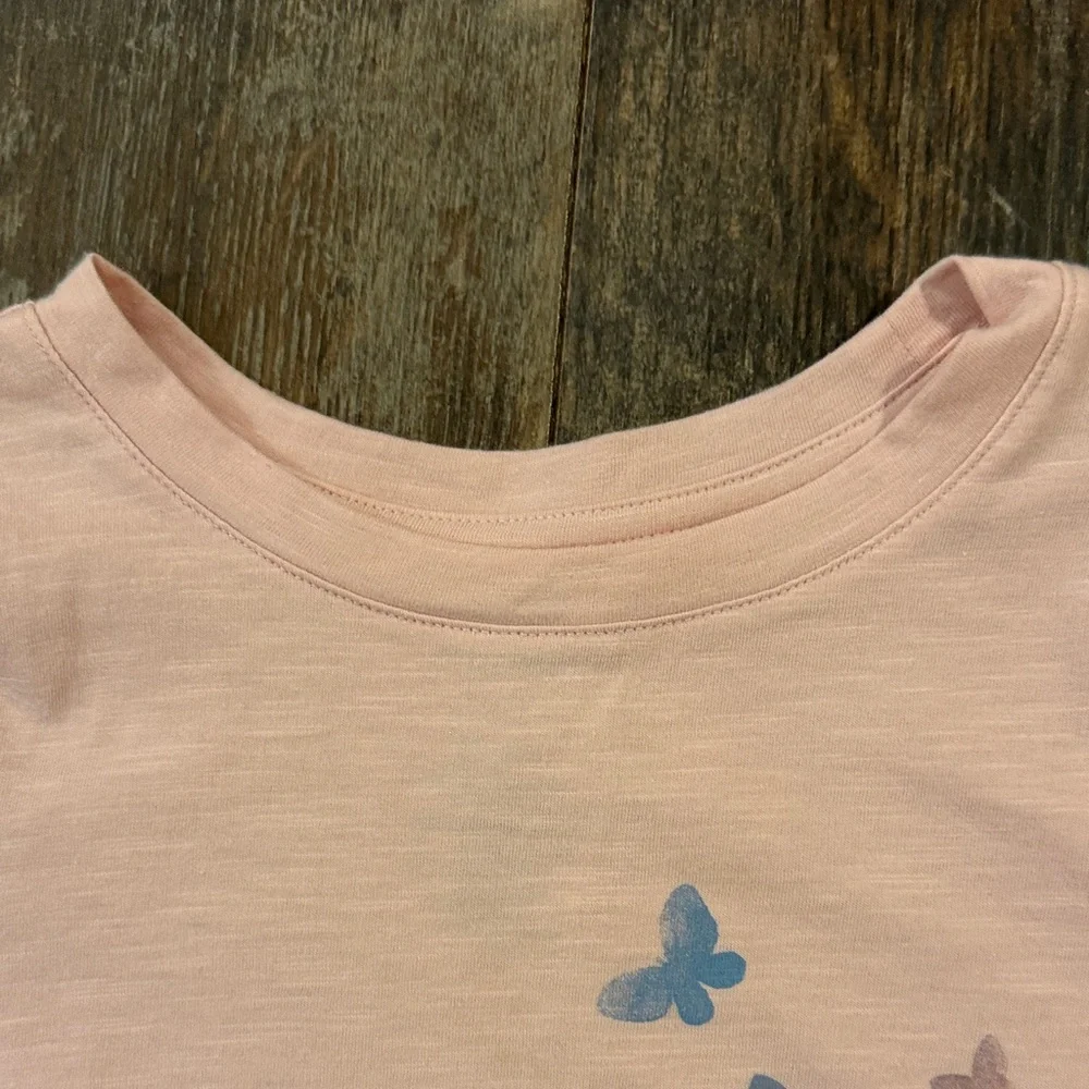 Kids Pink Fox Graphic T-Shirt